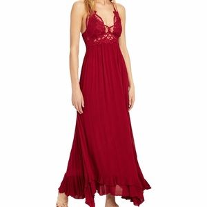 Free People | Adella Lace Maxi Dress | NWOT